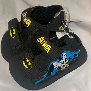 Batman Sandals toddler boy 5/6 DC Comics NWT NEW